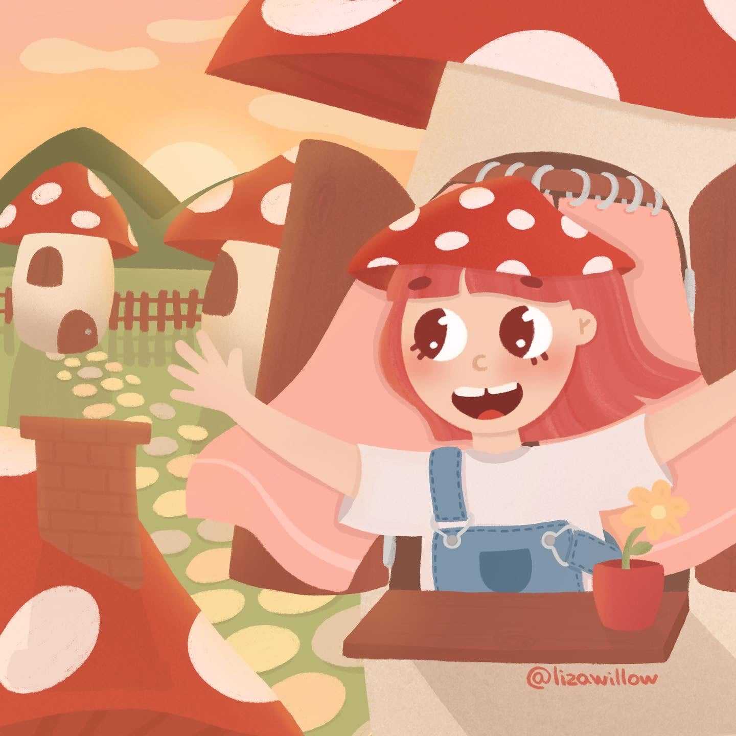 mushroom village
